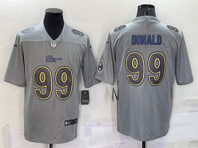 Cheap Men Los Angeles Rams 99 Donald Grey 2022 Nike Limited Vapor Untouchable NFL Jerseys
